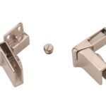 079-0159 Bisagra para Puerta de Cristal Cromada